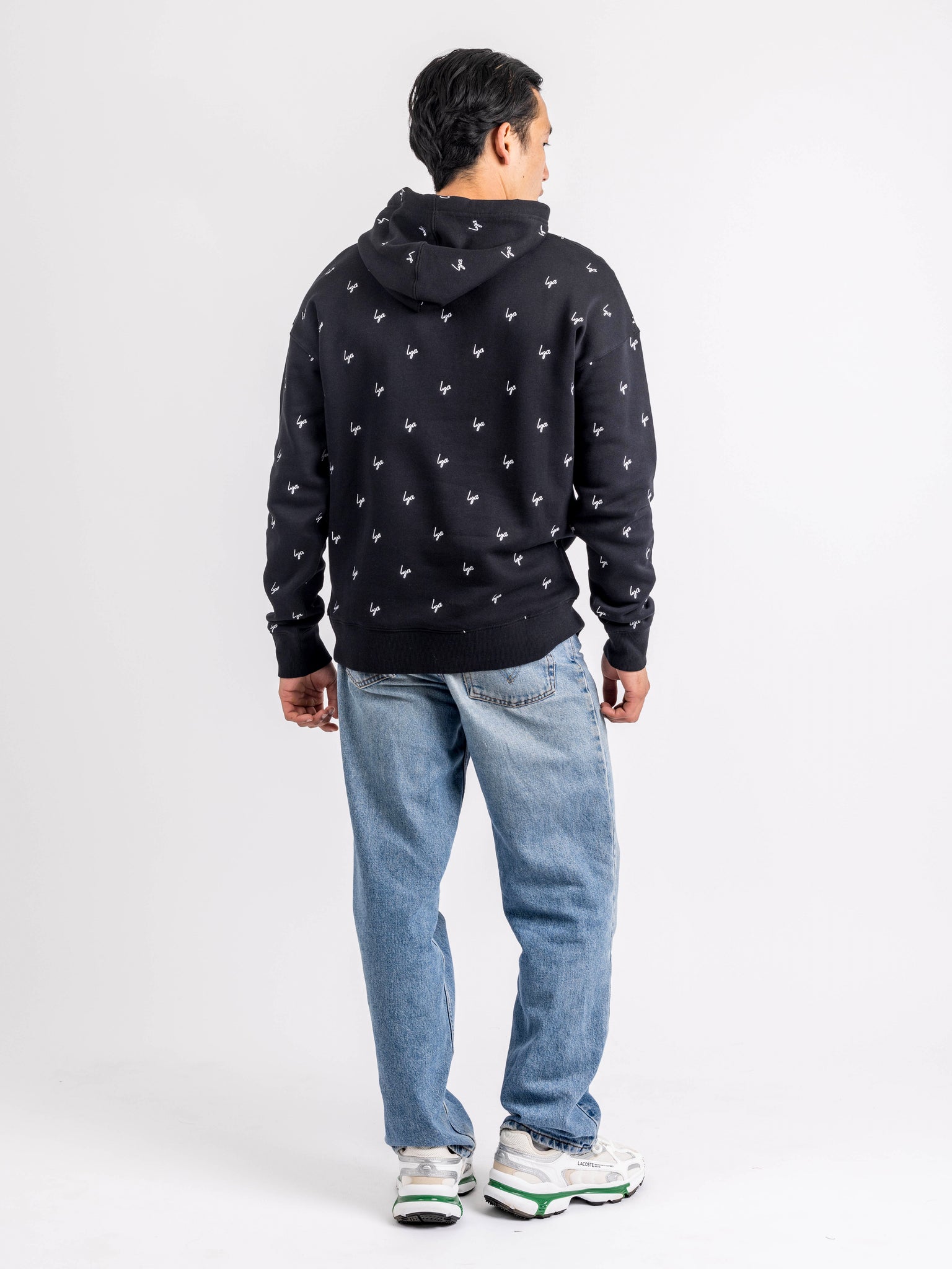 Embroidered Hoodie Mens | Cotton Hooded Sweatshirt | Love You All