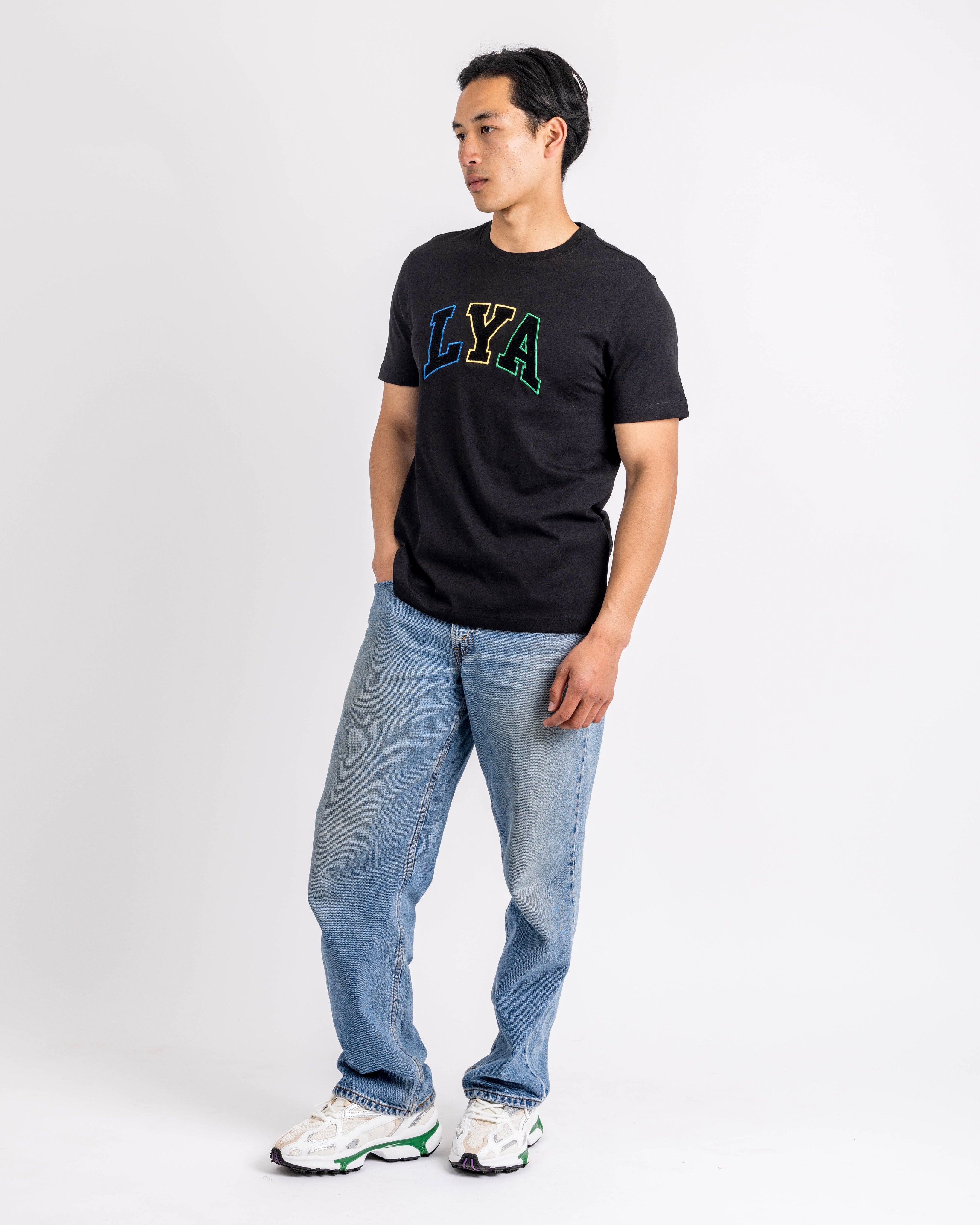 Men's Embroidered T Shirt | Crew Neck T Shirt | Love You All