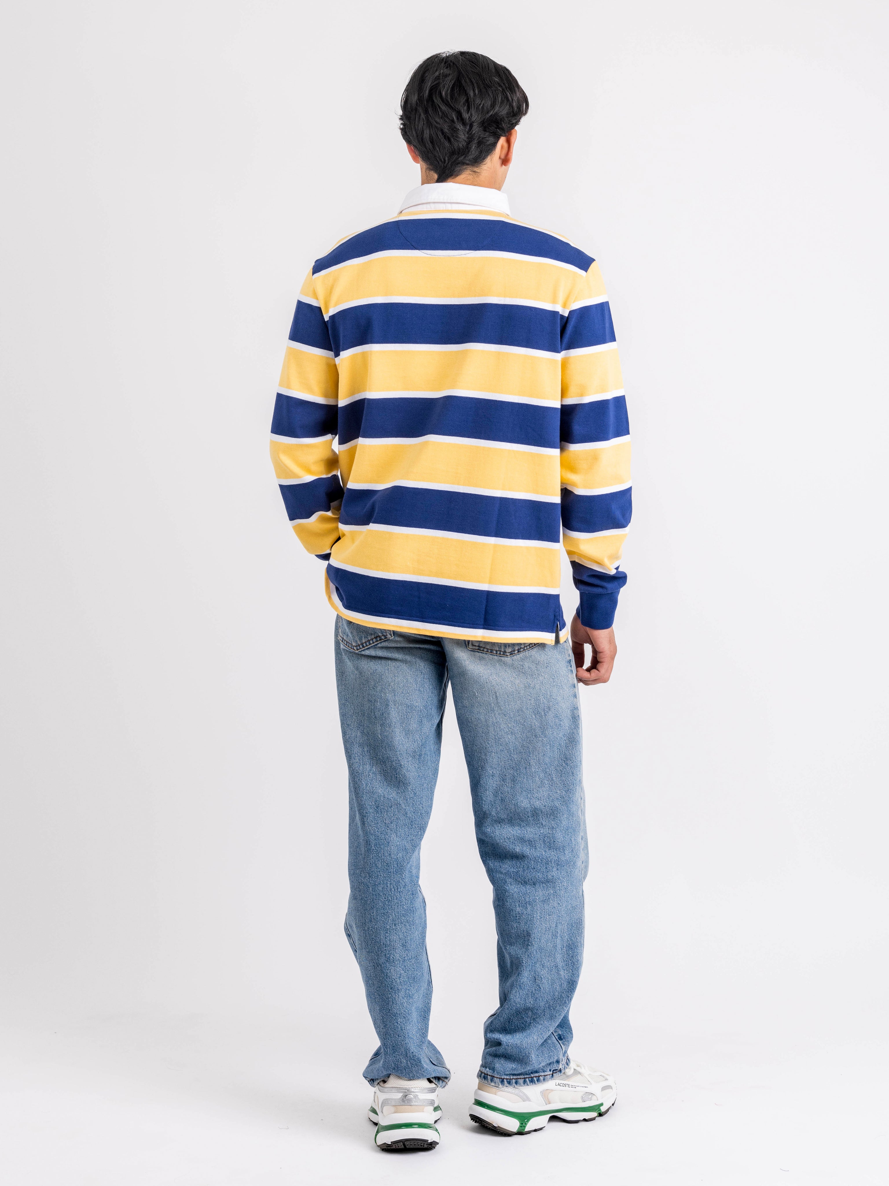 Striped Rugby Shirt | Cotton Polo Shirts | Love You All