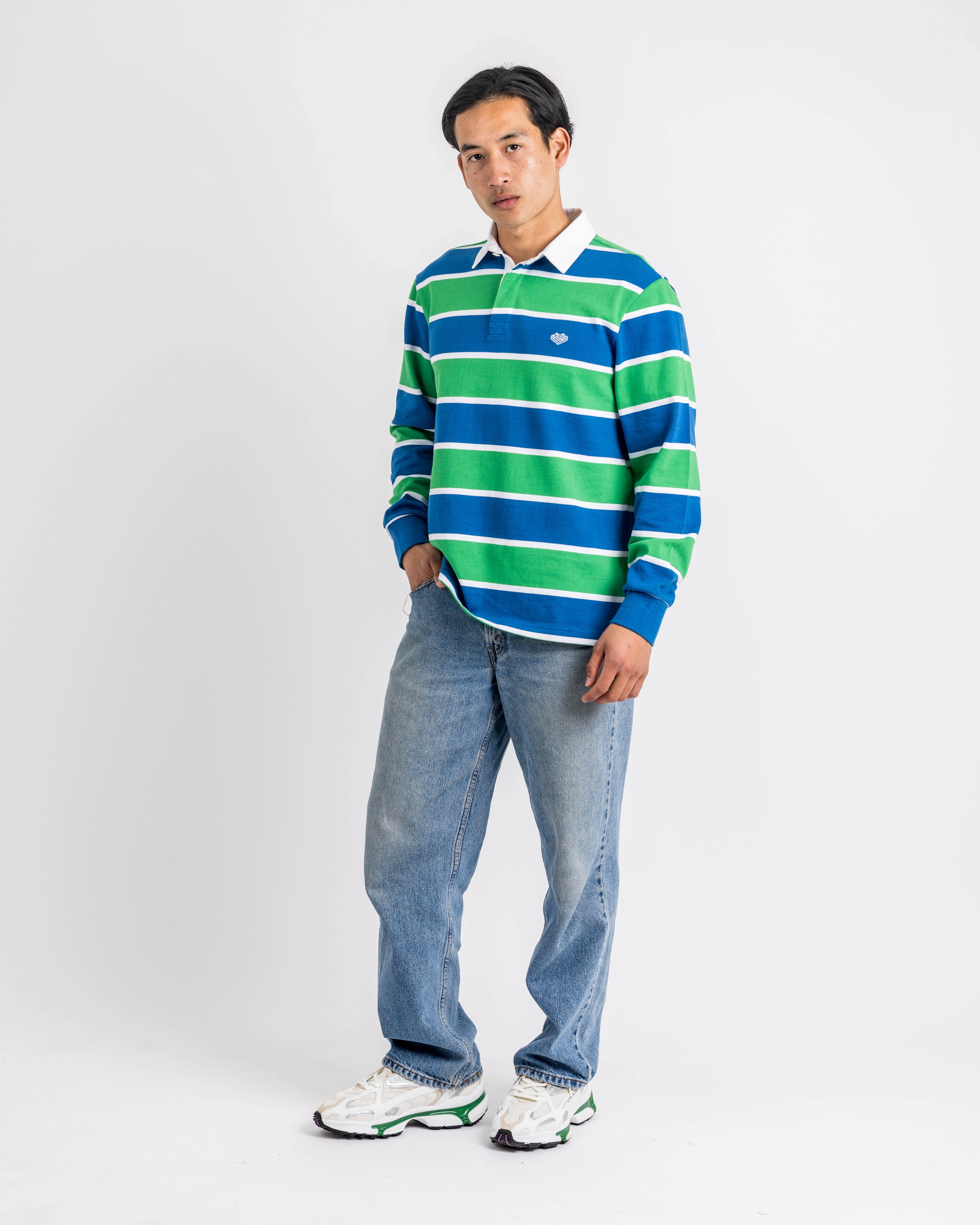 Striped Rugby Polo | Men's Rugby Shirt | Love You All