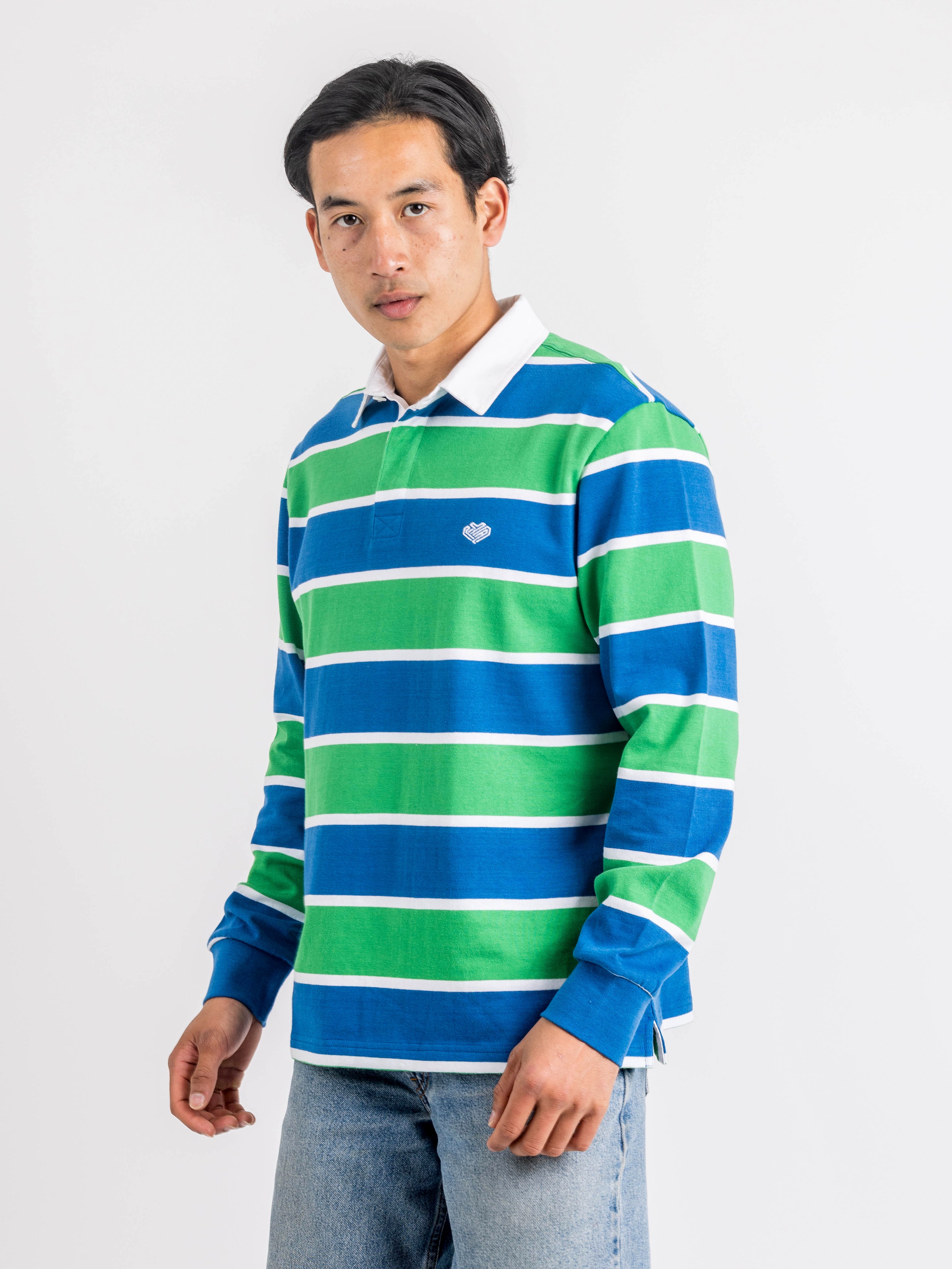 Striped Rugby Polo | Men's Rugby Shirt | Love You All