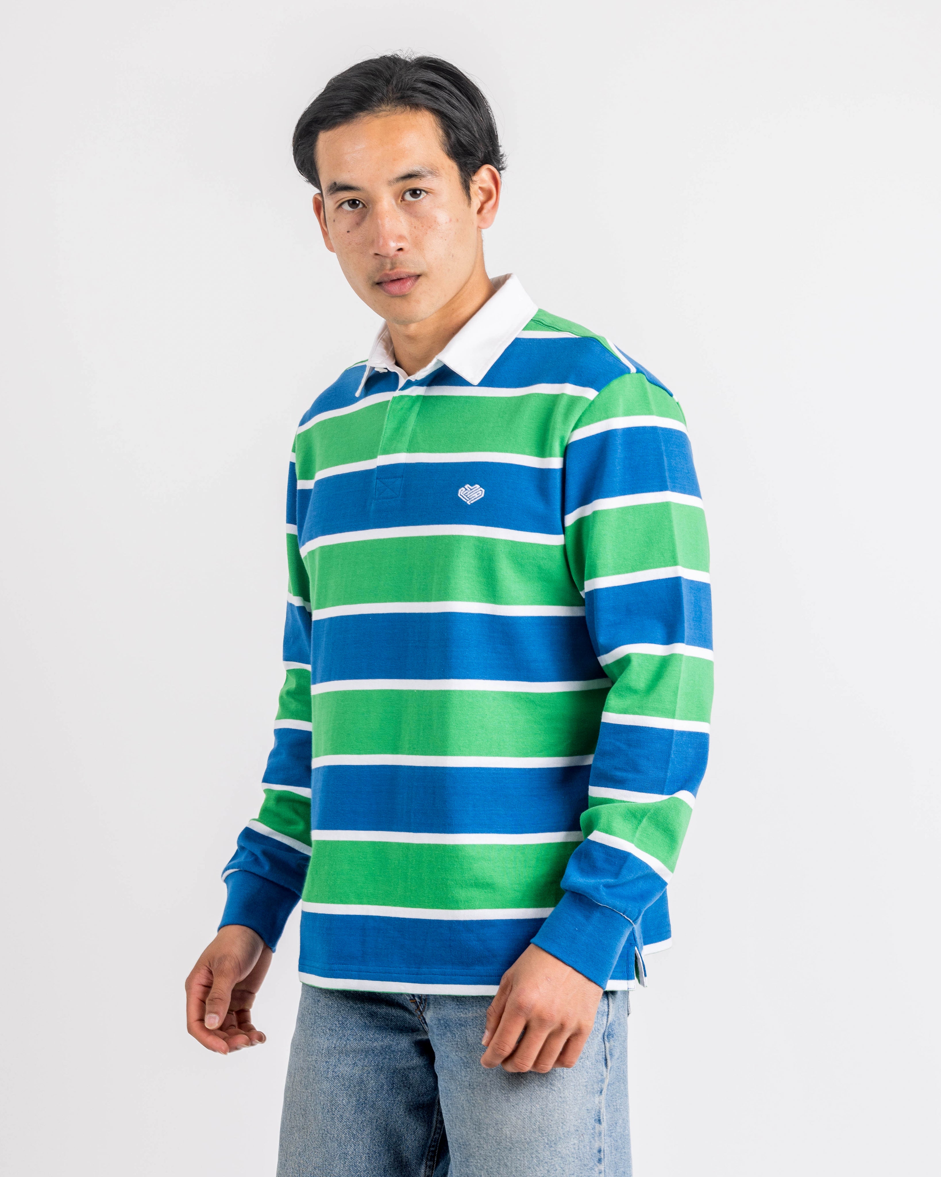 Striped Rugby Polo | Men's Rugby Shirt | Love You All