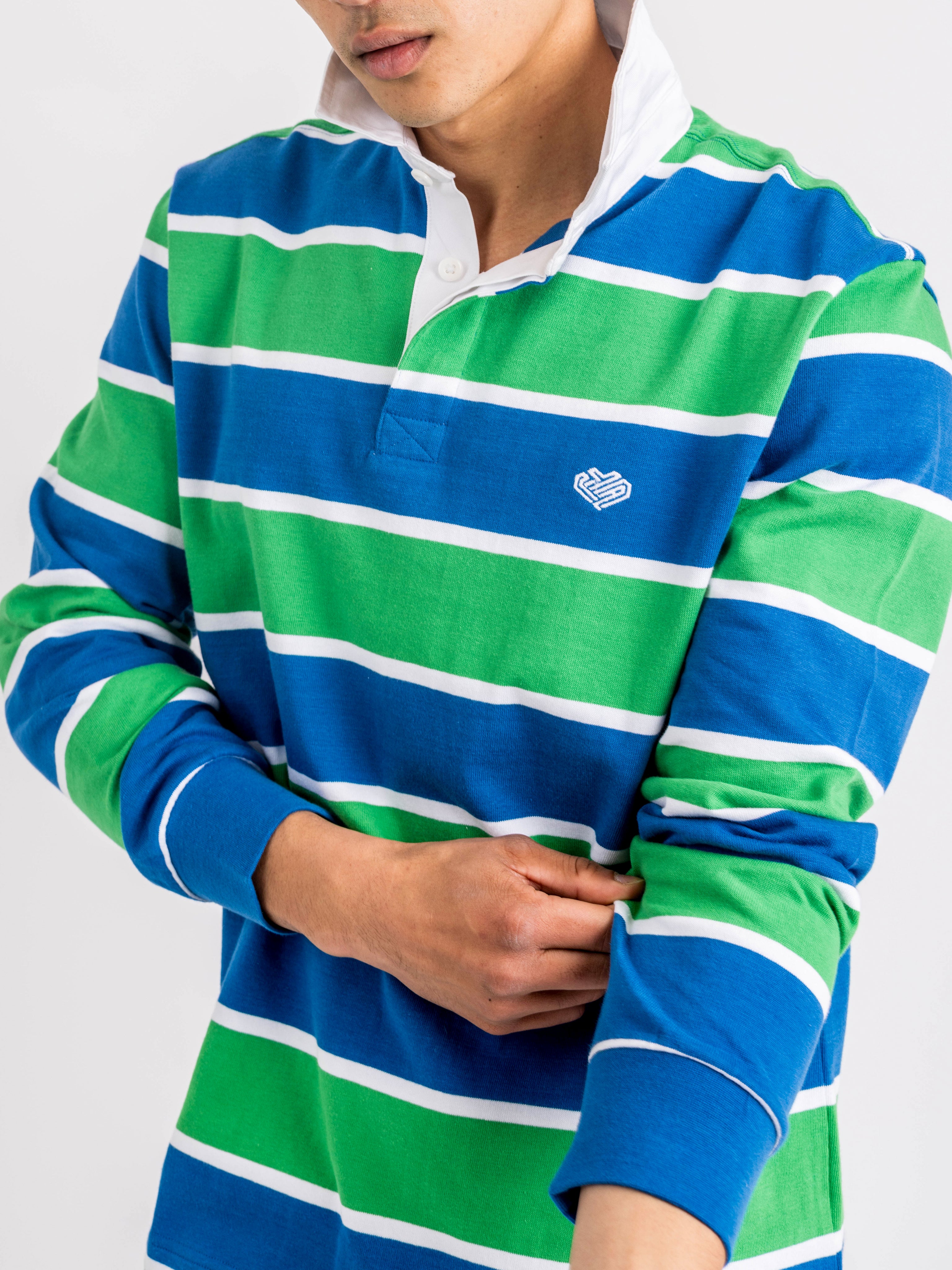 Striped Rugby Polo | Men's Rugby Shirt | Love You All