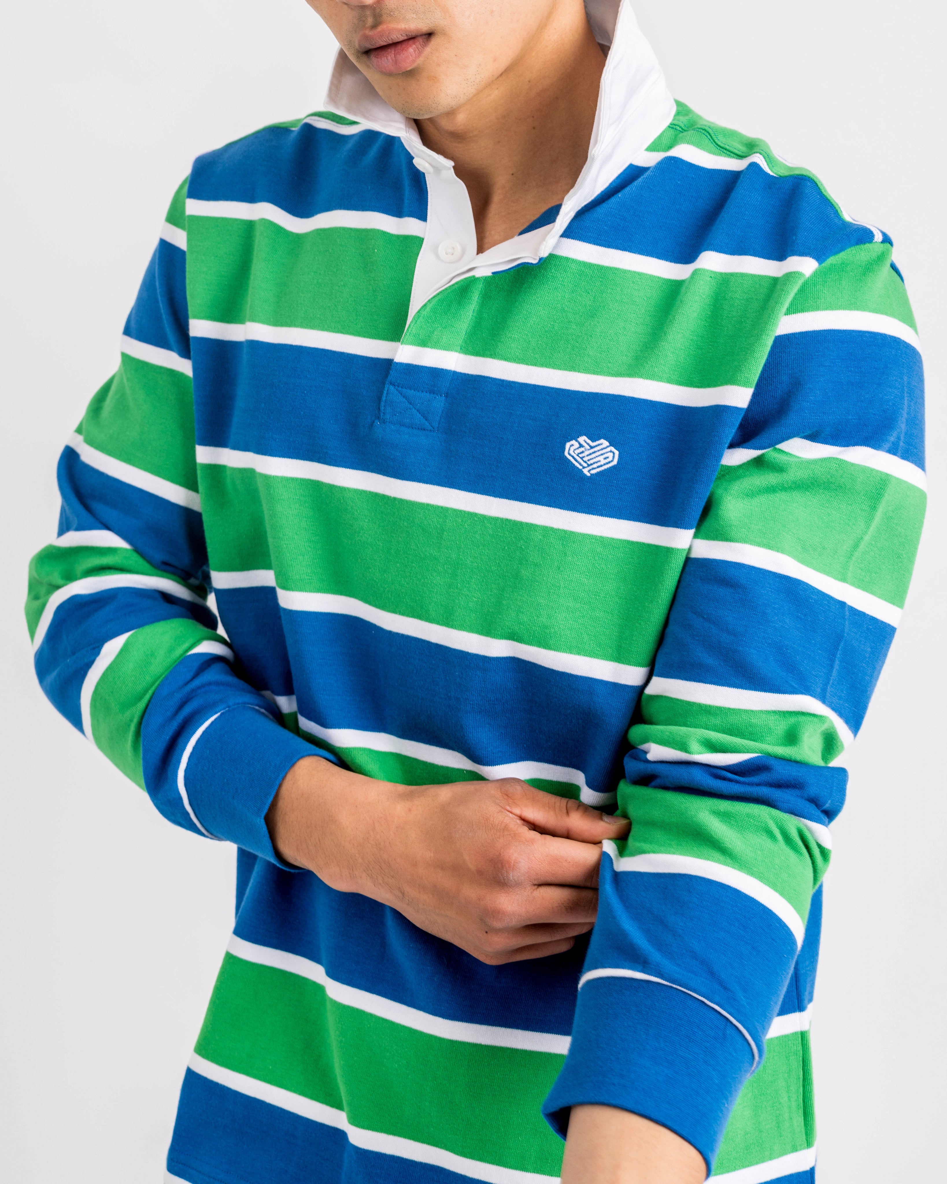 Striped Rugby Polo | Men's Rugby Shirt | Love You All