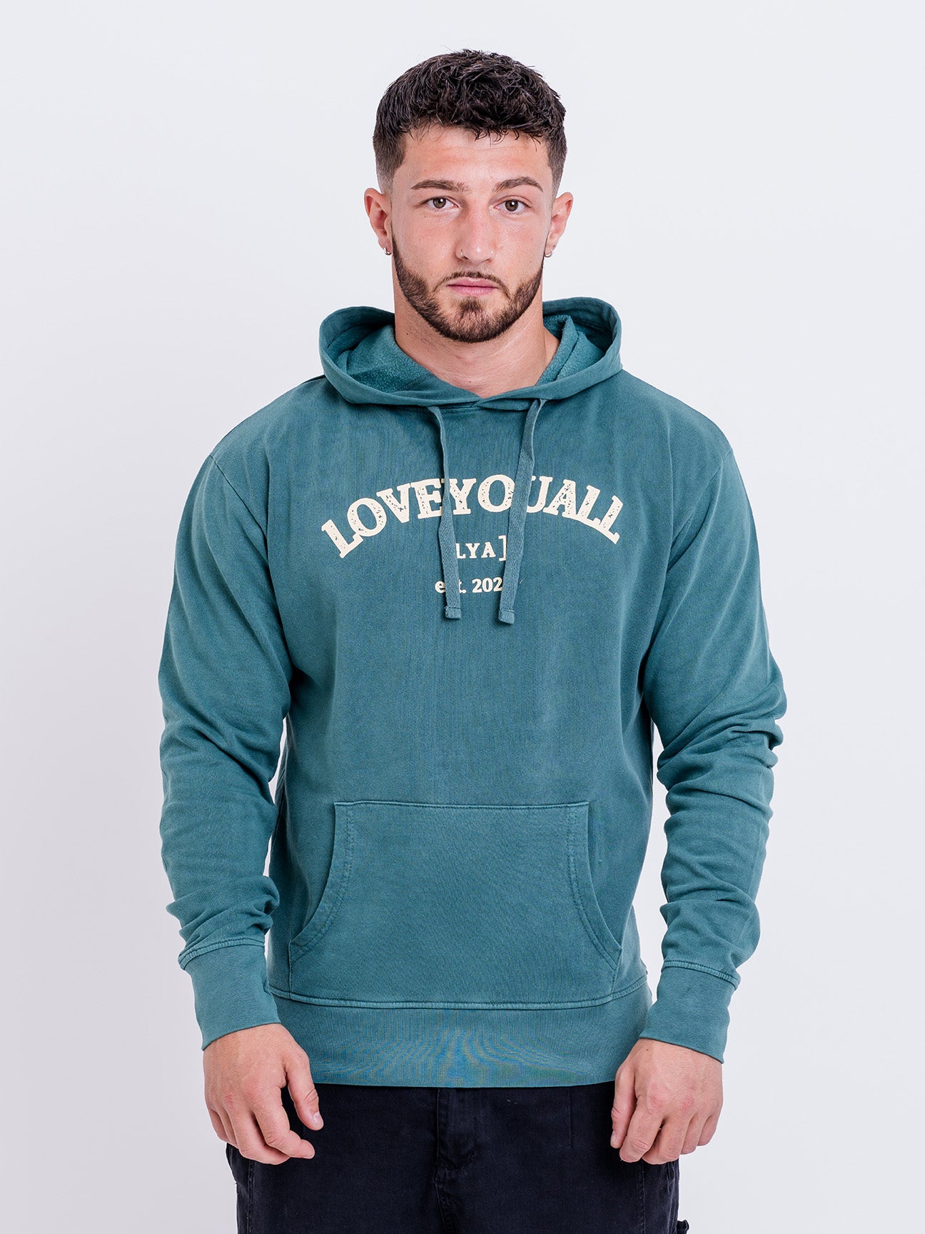 Green Oversized Hoodie | Men's Casual Hoodie | LYA