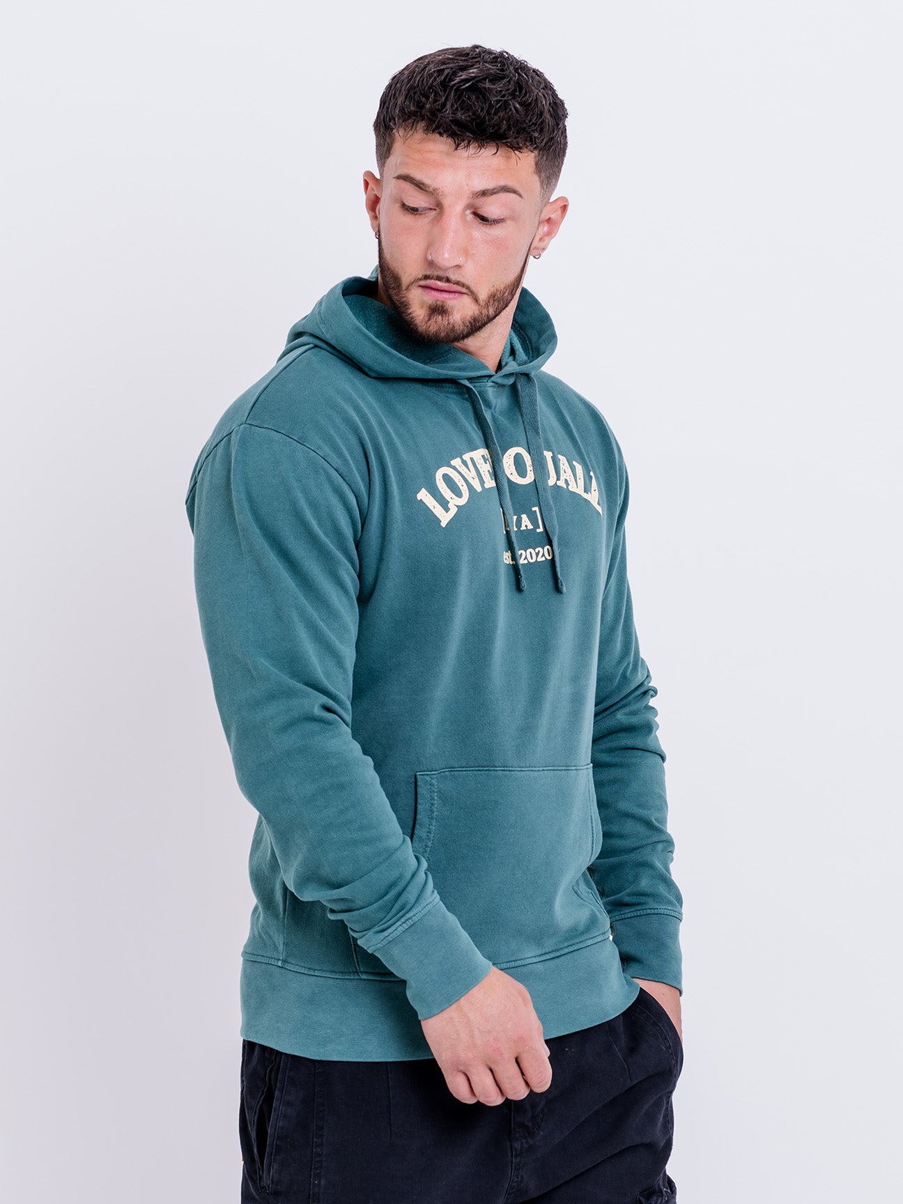 Green Oversized Hoodie | Men's Casual Hoodie | LYA