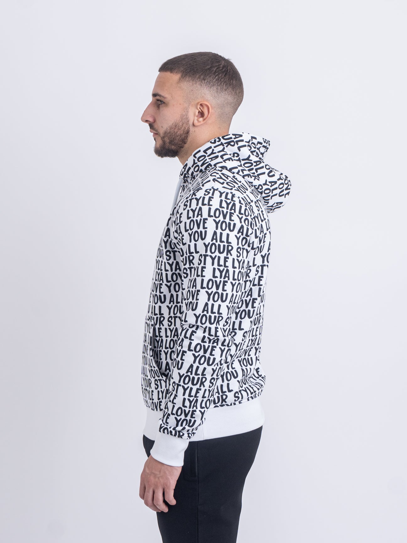 Men's Pullover 100 Percent Cotton Hoodies | Love You All