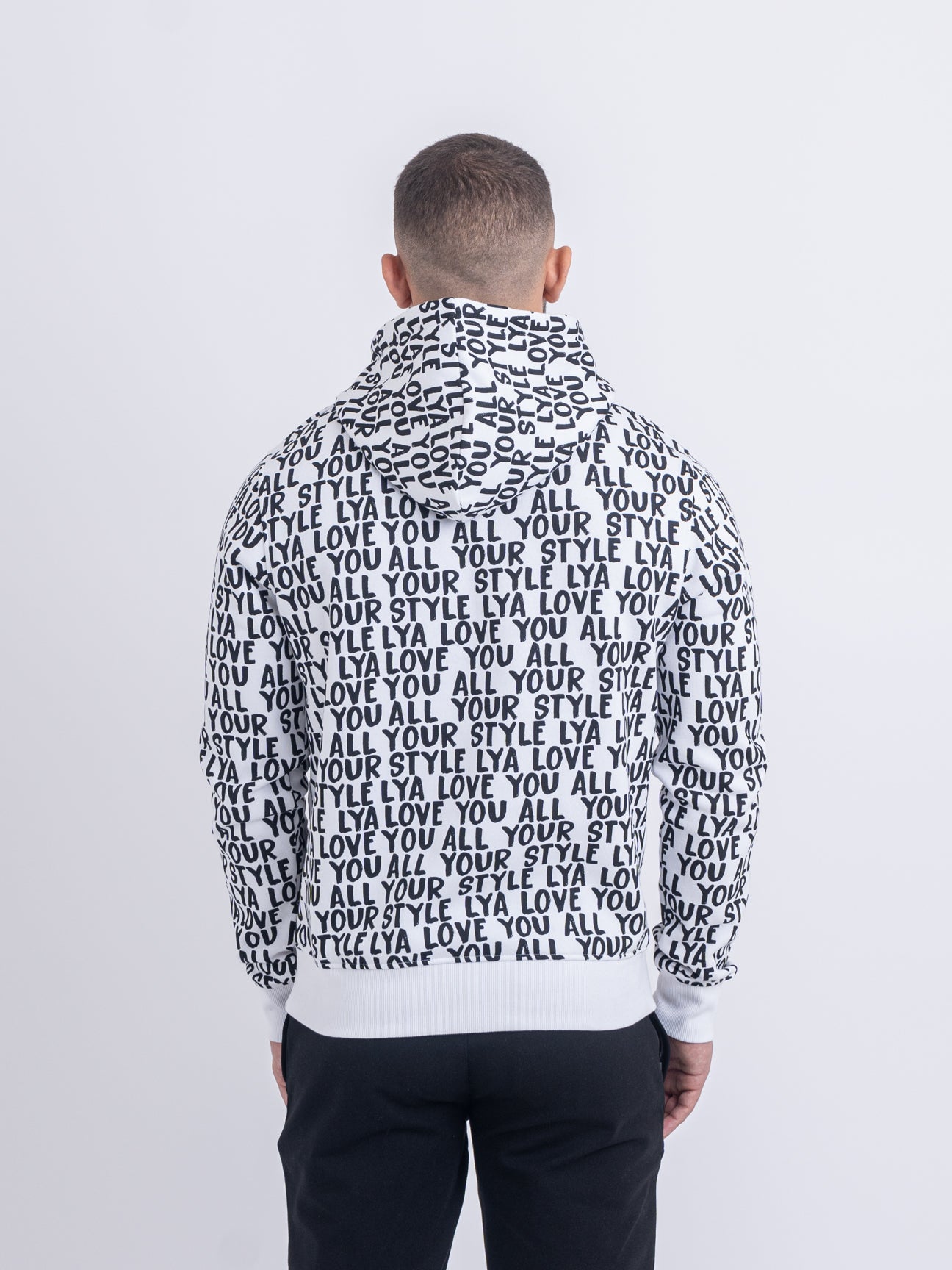 Men's Pullover 100 Percent Cotton Hoodies | Love You All