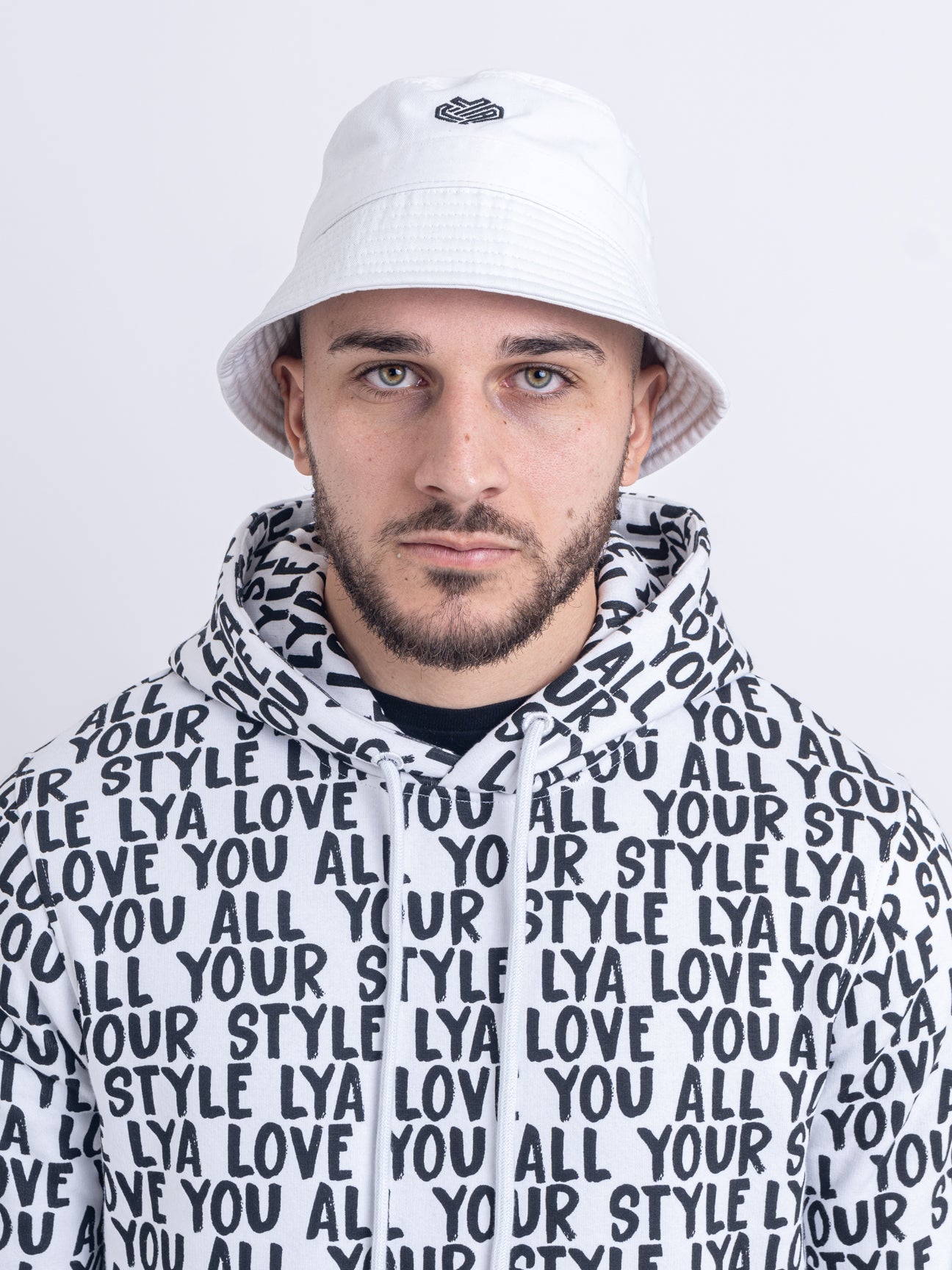 White Bucket Hat | Cotton Bucket Hat |  Unisex | LYA