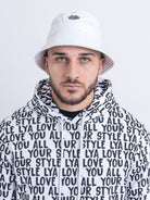 White Bucket Hat | Cotton Bucket Hat |  Unisex | LYA