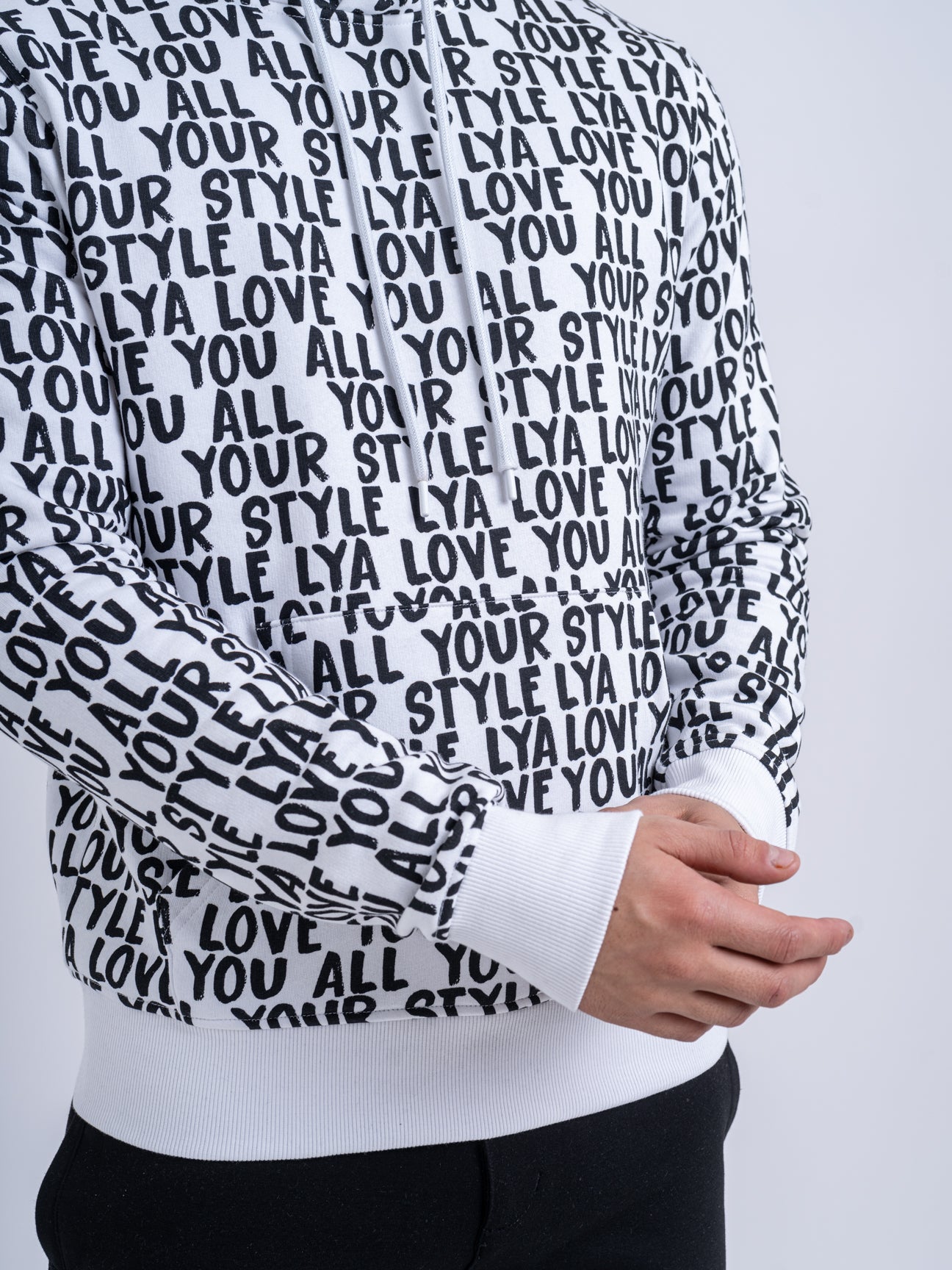 Men's Pullover 100 Percent Cotton Hoodies | Love You All