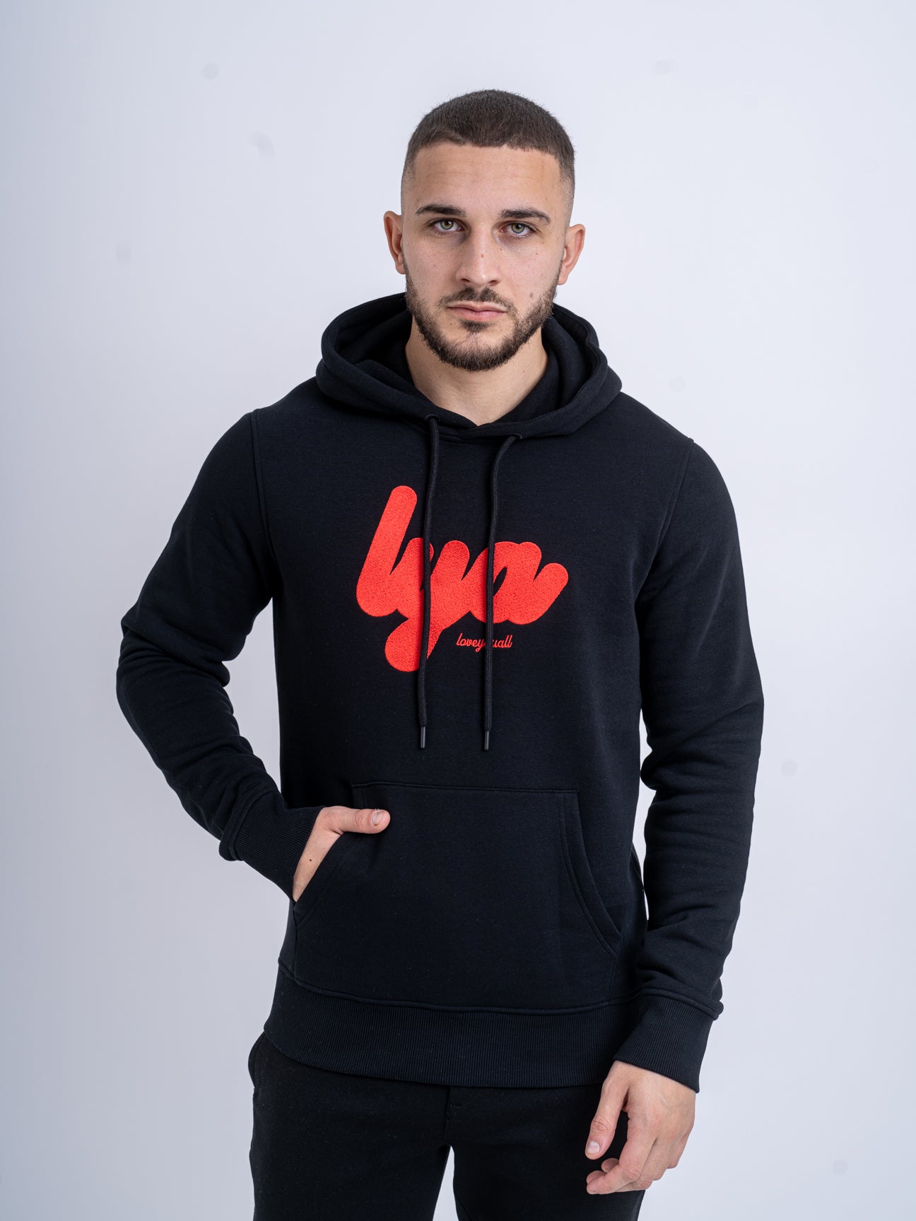 Embroidered Mens Hoodie | Sustainable Hoodie | Love You All