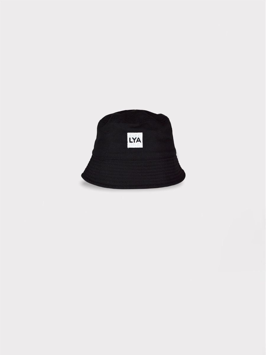 Black Bucket Hat | Embroidered Bucket Hat | LYA