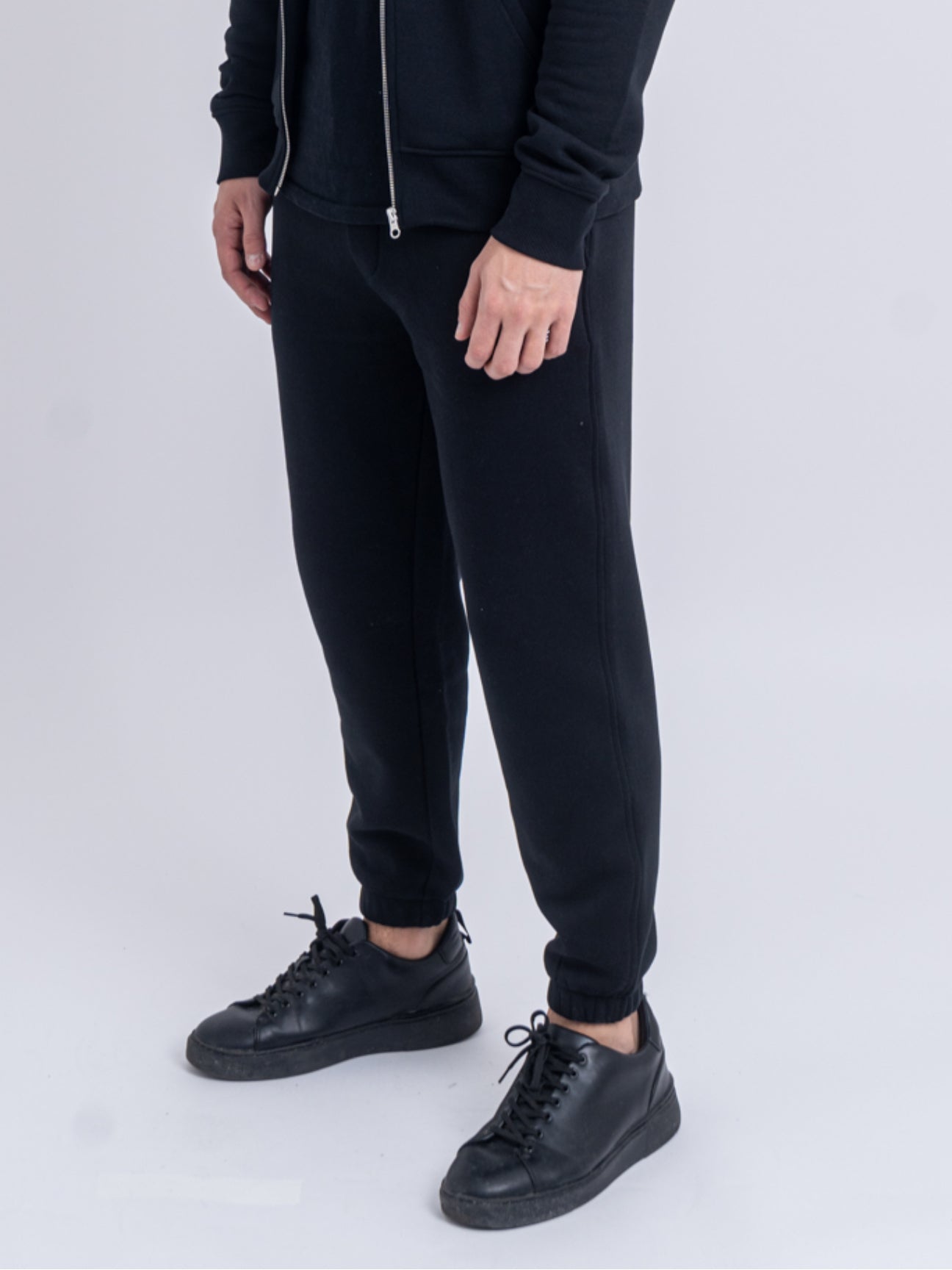 Elastic Waist Joggers | Mens Black Joggers | LYA