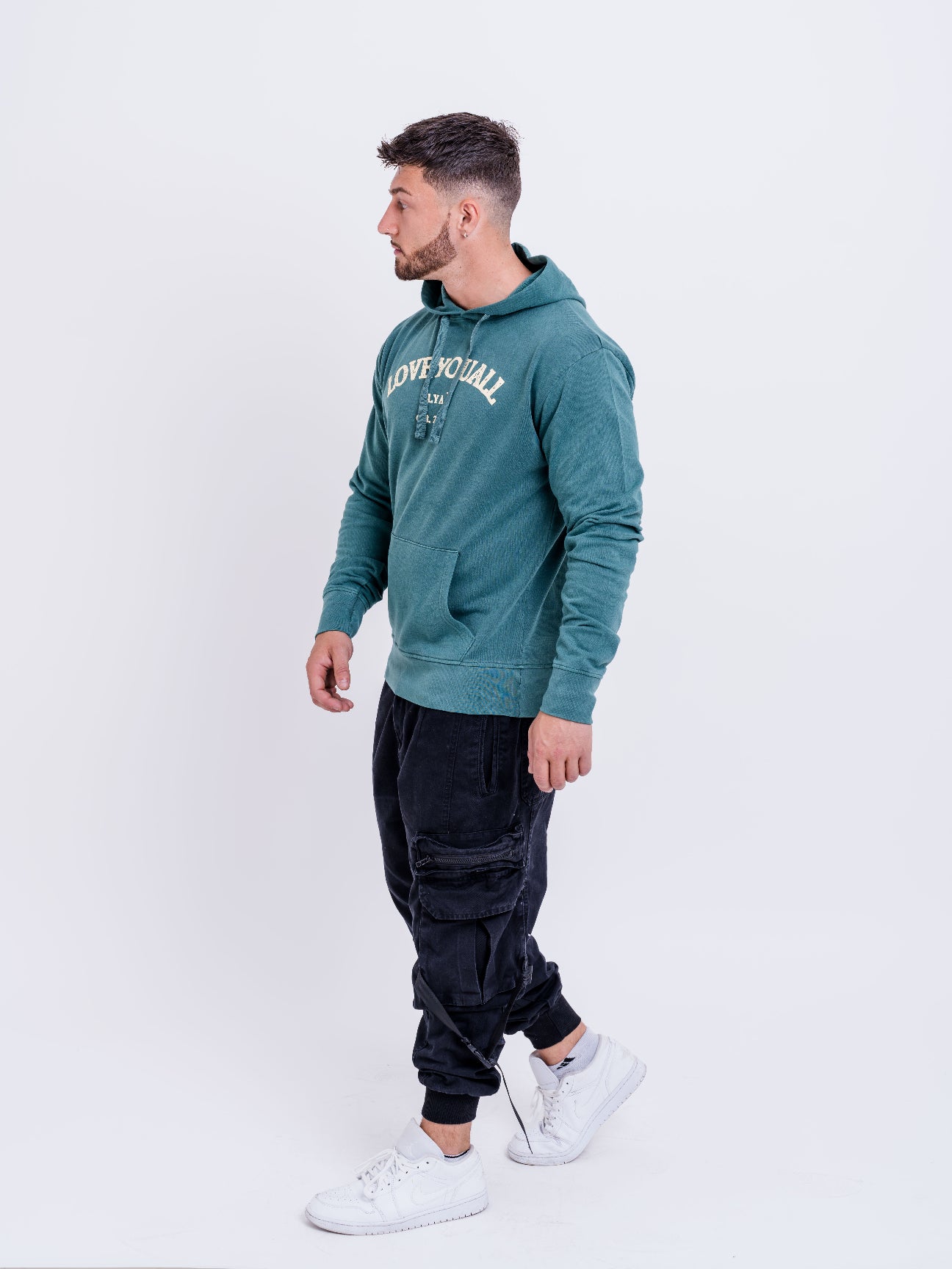 Green Oversized Hoodie | Men's Casual Hoodie | LYA