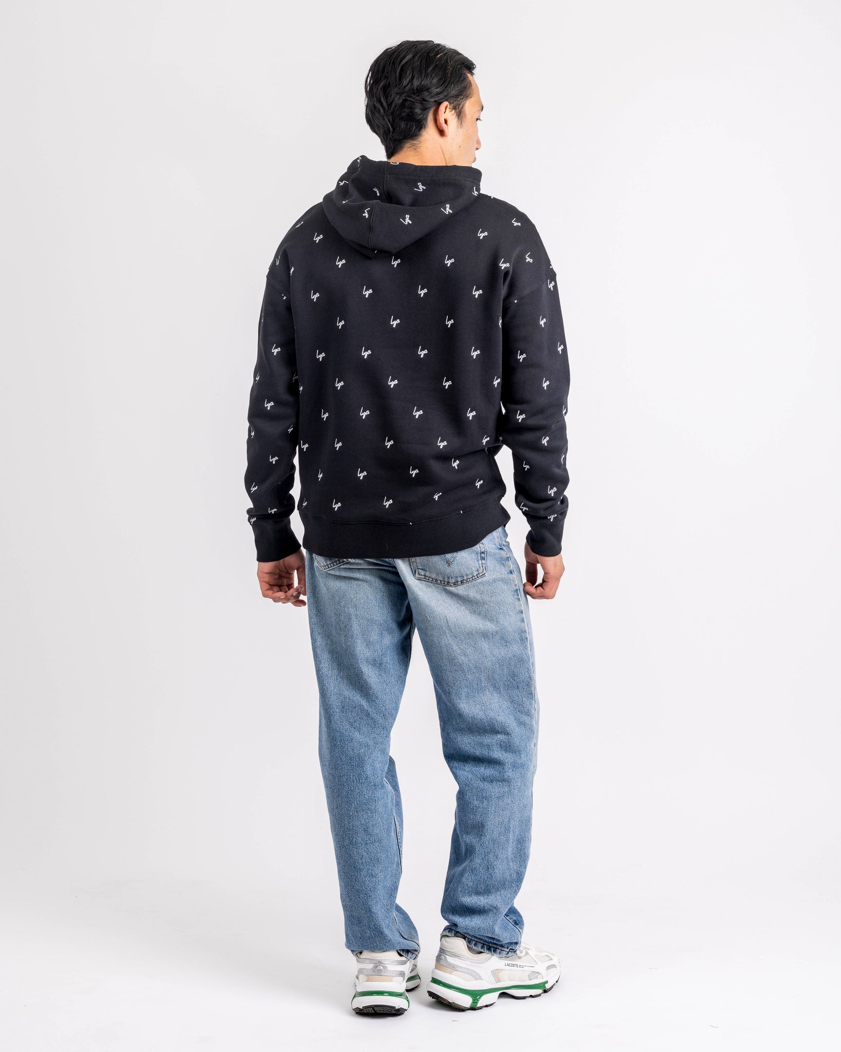 Embroidered Hoodie Mens | Cotton Hooded Sweatshirt | Love You All