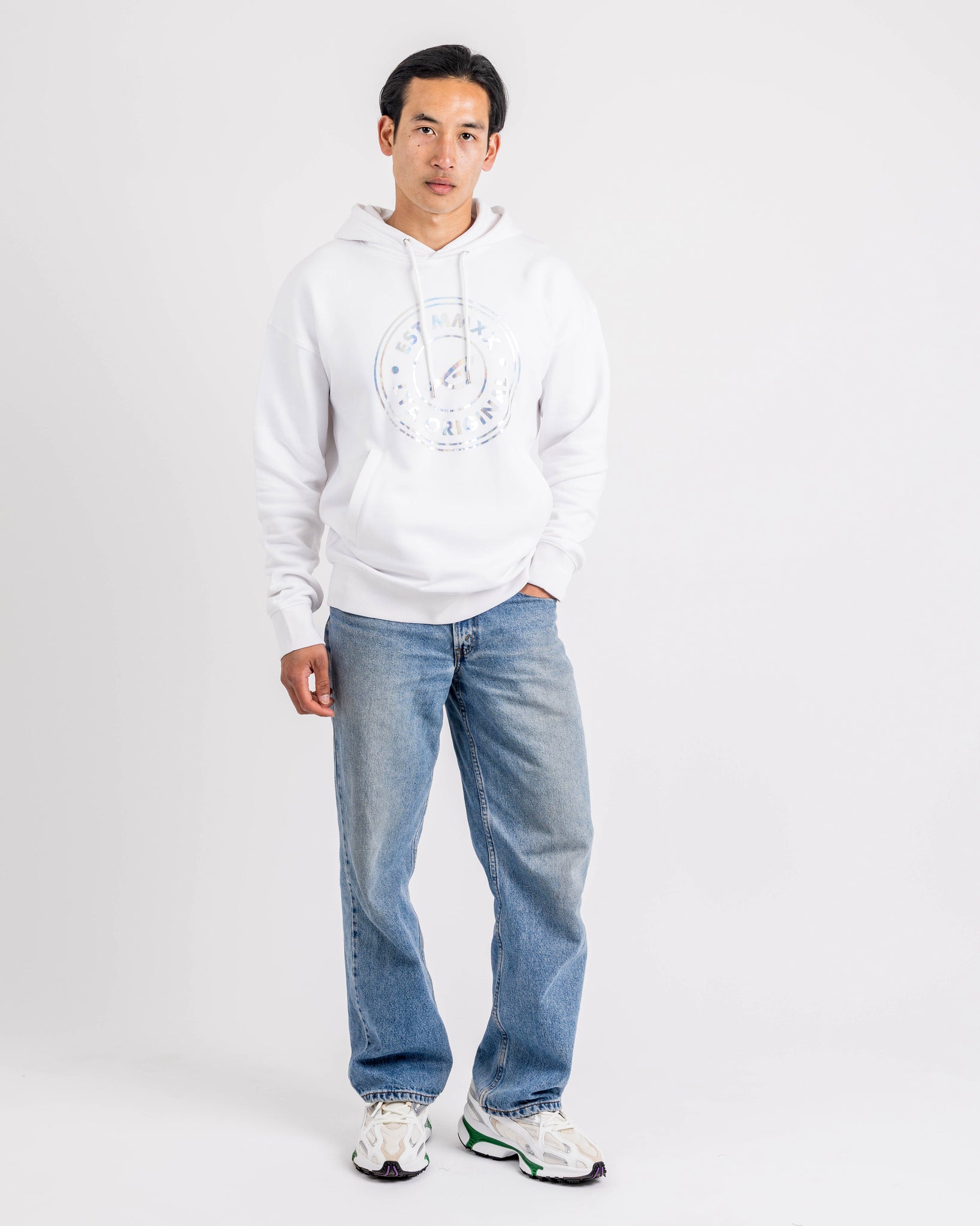 White Graphic Hoodie | Cheap Printed Hoodies | Love You All