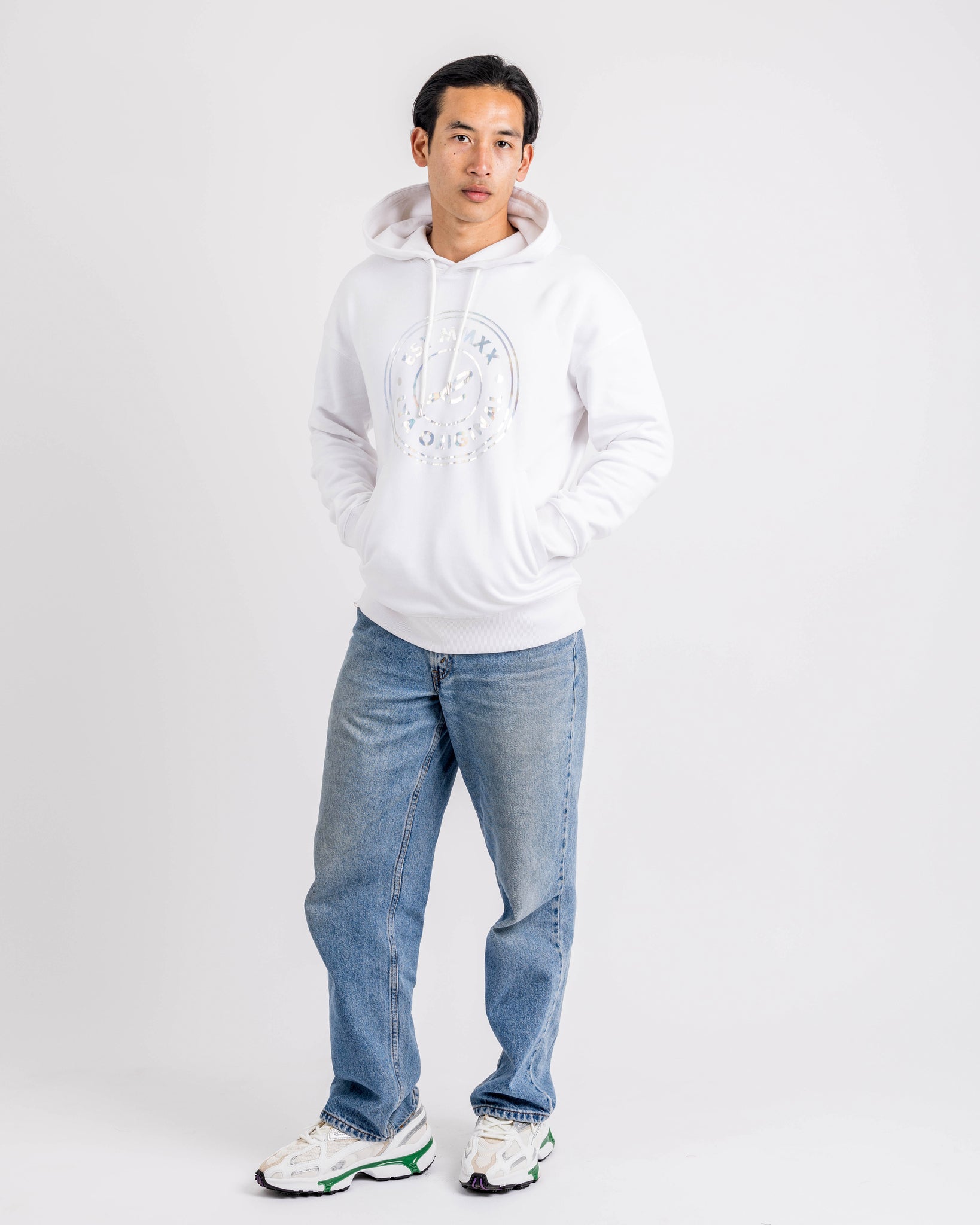 White Graphic Hoodie | Cheap Printed Hoodies | Love You All