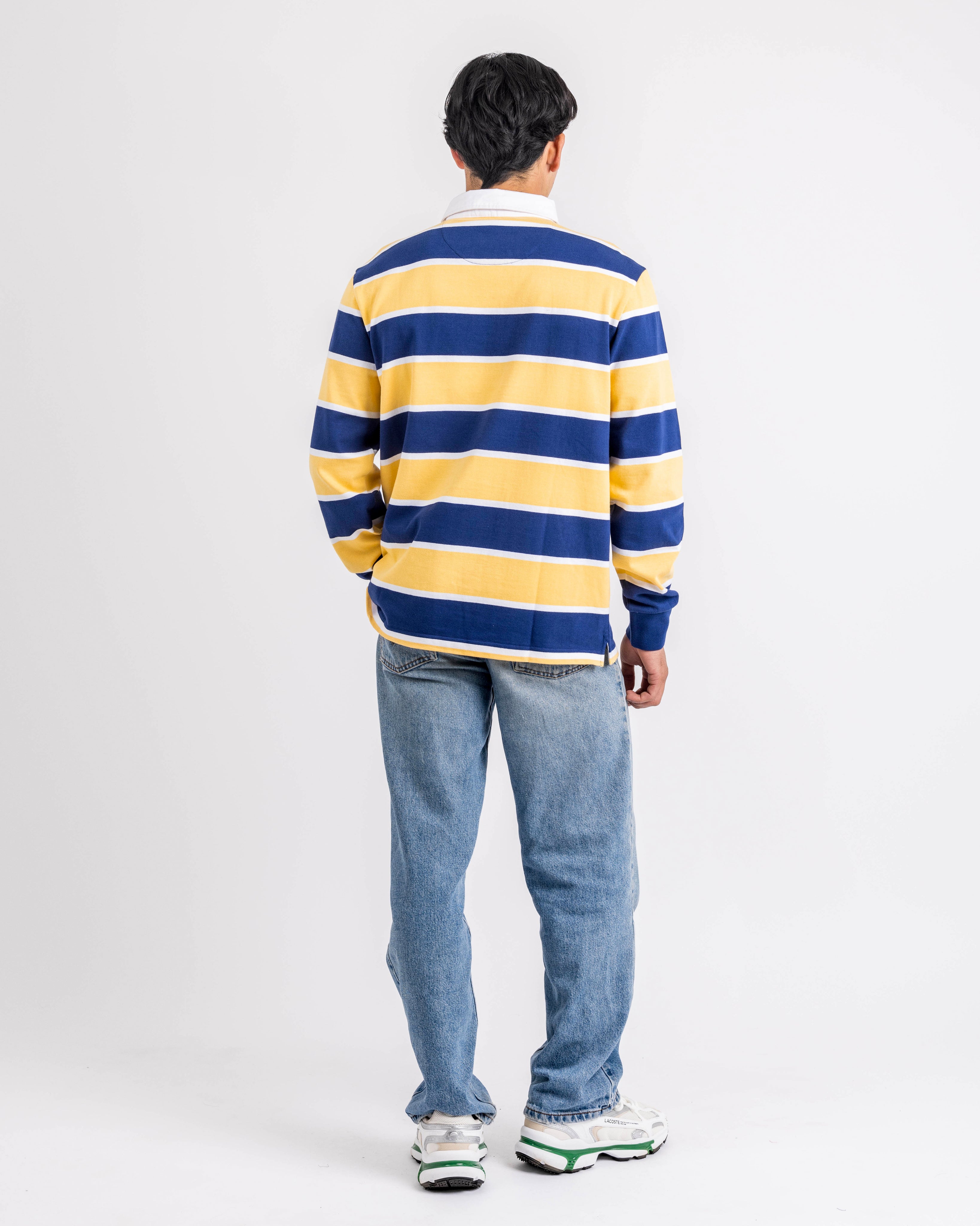 Striped Rugby Shirt | Cotton Polo Shirts | Love You All