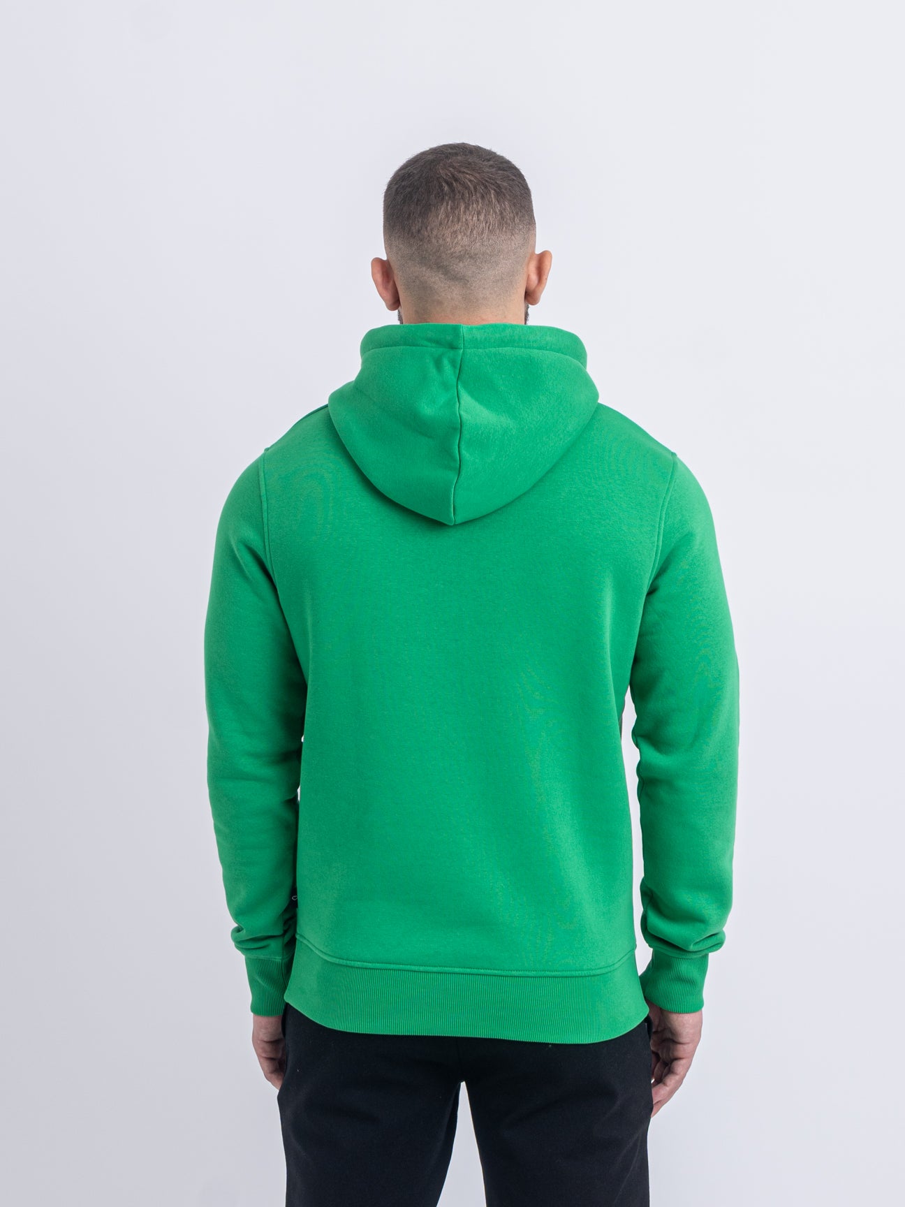Embroidered Logo Hoodie | Bright Green Sweatshirt | LYA