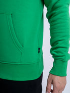 Embroidered Logo Hoodie | Bright Green Sweatshirt | LYA